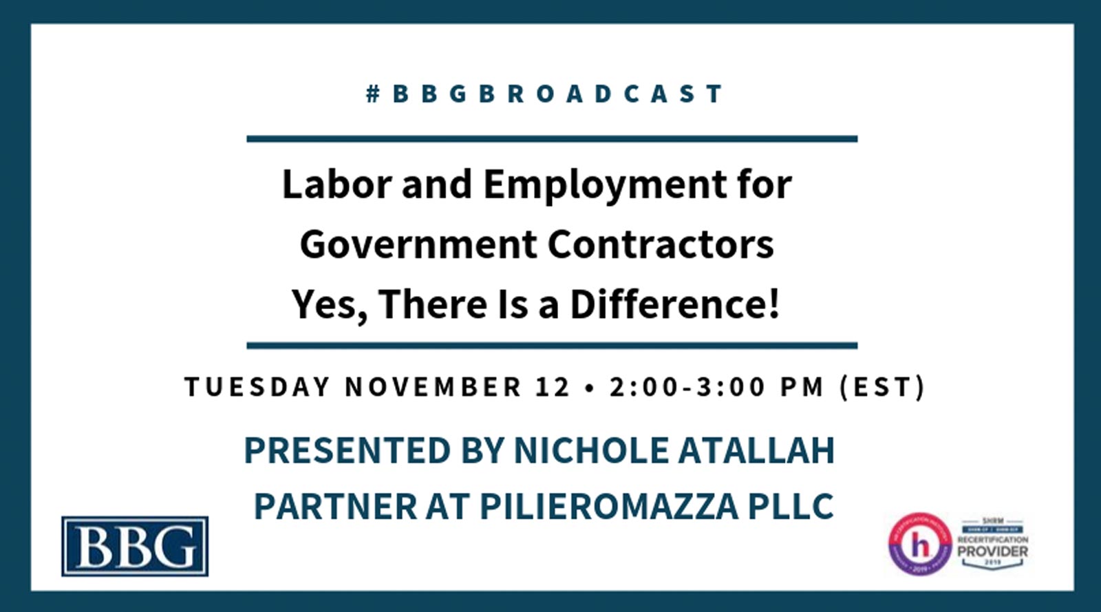 Labor and Employment for Gov Contractors - Nov Webinar