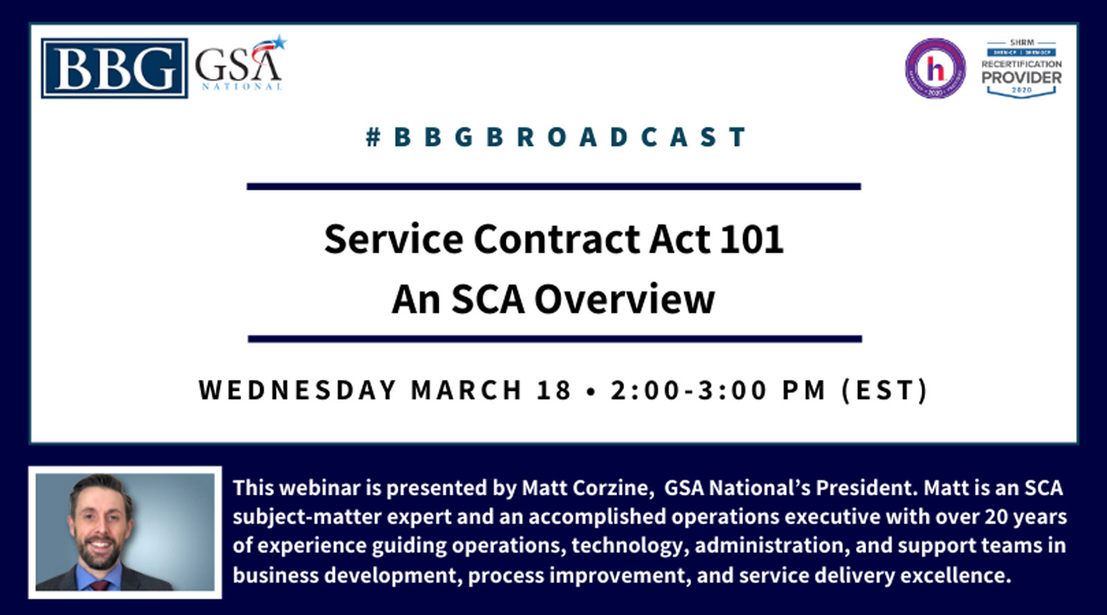 Service Contract Act 101: An SCA Overview