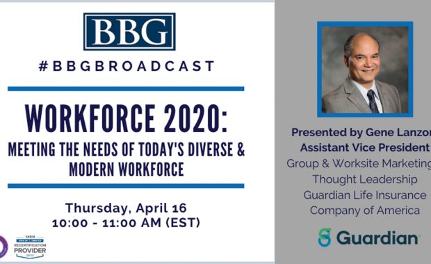 BBG Workforce 2020 webinar flyer