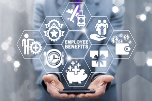 employee benefits career concept