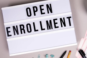 open enrollment concept in white paper
